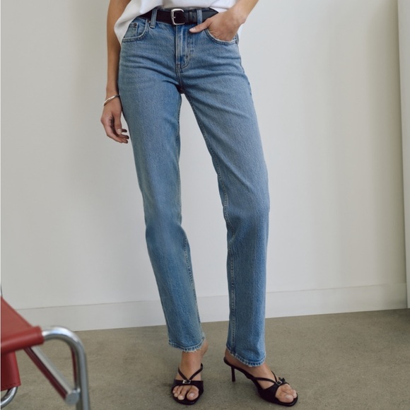 Abercrombie & Fitch Denim - A&F Curve Love Mid-Rise Straight